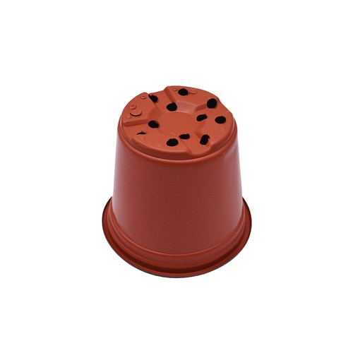 DURAFORCE 100Pcs Flowers Nursery Cup Children's Room Nursery Plastic Plant Pot 14X13X9cm