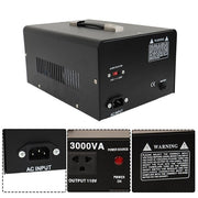 DURAFORCE 3000W Voltage Transformer Converter Step Up/Down 110-120V to 220-240V New