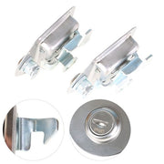 DURAFORCE 4-3/8" x 3-1/4" 2 Stainless Door Lock For RV Trailer Toolbox Handle Latch Key