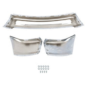DURAFORCE Split Steel Suitable For RAM 2500 3500 2010-2018 Replacement Front Bumper Chrome