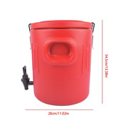 DURAFORCE Insulated Beverage Cooler Portable Water Cooler 4 Gallon 304 Stainless Steel