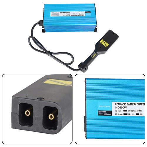 DURAFORCE 36 V 12A Golf Cart Battery Charger D Plug (Lead -Acid) For EZGO 1996+ US