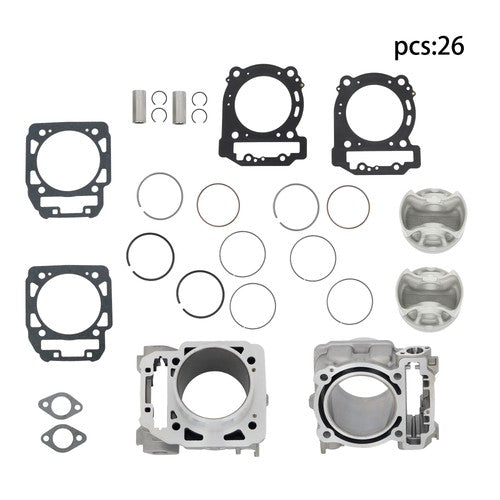 DURAFORCE For Can-Am 1000 6X6 EFI 2014-2020 420413116 Top End Cylinders Piston Gaskets Kit