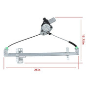 DURAFORCE For Honda Odyssey 05-10 Power Window Regulator w/ motor Front RH 6 pins 741-008