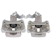 DURAFORCE 2Pcs Rear Driver & Passenger Brake Caliper with Bracket for Kia Soul 2014-2018