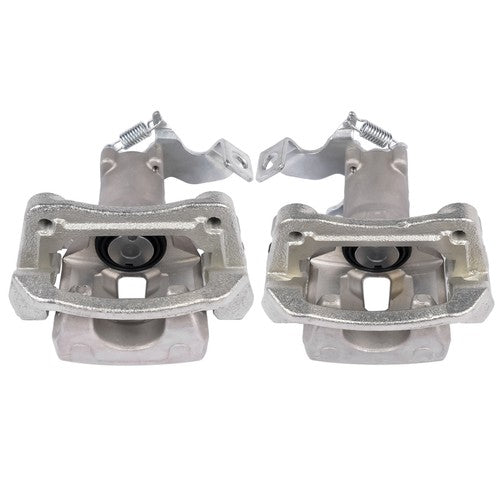 DURAFORCE 2Pcs Rear Driver & Passenger Brake Caliper with Bracket for Kia Soul 2014-2018