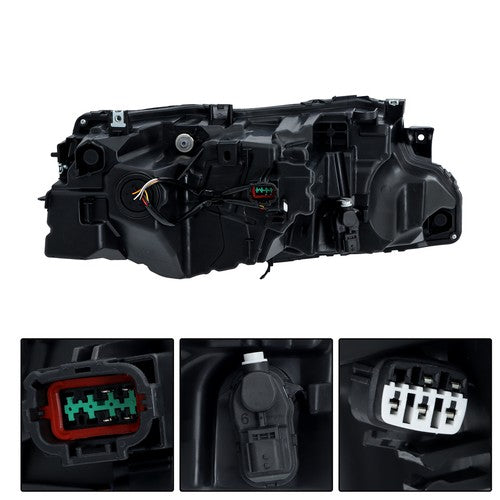 DURAFORCE Headlamp Headlight Assembly For Nissan Rogue S 2021-23 Left/Driver Side Full LED