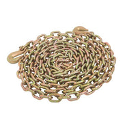 DURAFORCE Binder Transport Chain G80 Steel 7100Lbs Tow Chain 3/8In × 20FT With Grab Hooks