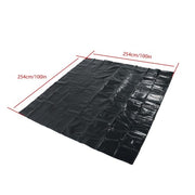 DURAFORCE 100x100" Inch Hot Tub Mat Inflatable Hot Tub Pad Outdoor Indoor Washable Square