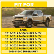 DURAFORCE Tailgate Handle For 2017-2020 Ford F-250 F-350 F-450 Super Duty Black chrome H