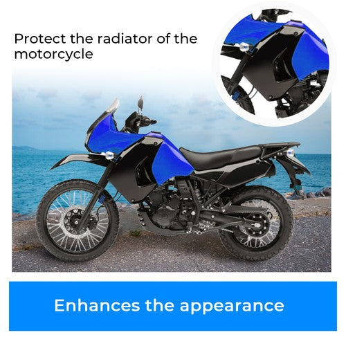 Left Radiator Shroud Painted Black for Kawasaki KLR650 08 18 Camo 16 18