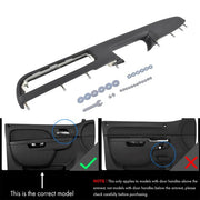 DURAFORCE Front Driver Side Door Armrest Repair Black for Chevrolet Tahoe Silverado 10-14