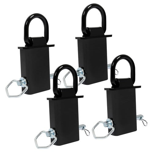 DURAFORCE Stake Pocket D Rings 4 Pcs 12000 Lbs Heavy Duty Removable For Utility Trailers