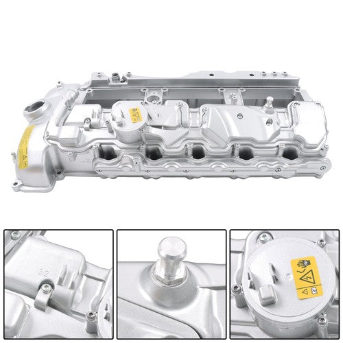 DURAFORCE For BMW 135i 335i 535i 640i 740i X3 X5 N55 Aluminum Valve Cover w/ Gasket & Cap