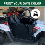 DURAFORCE Black Left Right 2 Full Swing Open Doors Aluminum Kit For 09-22 Polaris RZR 170