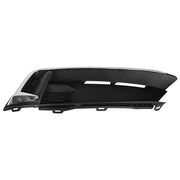 DURAFORCE Front Fog Light Lamp Covers W/Chrome for 2019-2021 for Honda Civic Coupe Sedan