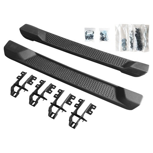 DURAFORCE For 2007 08 09-2018 Jeep Wrangler JK 2 Door Nerf Bar Running Boards Side Step