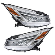 DURAFORCE Headlights Fit For Honda Accord Sedan 2016-2017 Projector LH & RH Pair Set LED