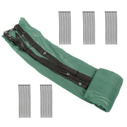 DURAFORCE Dark Green Heavy Duty Garden Privacy Fence 4' x 50' Barrier Net With Zip Ties