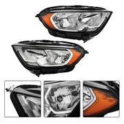 DURAFORCE For Ford EcoSport S Sport 2018-2022 LH+RH Headlights Headlamps Halogen Chrome