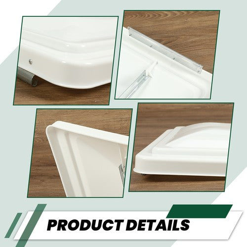 DURAFORCE 3 Pack 14"X14" Ventline Roof Vent Cover RV Replacement Vent Lid Roof Part White