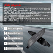DURAFORCE Left + Right Fit For Toyota Corolla 2005-2008 1.8L Fog Light Lamps Cover Insert