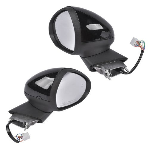 DURAFORCE Driver Left & Right Black Power Heated Mirror w/ Signal Light for Kia K5 2021-24