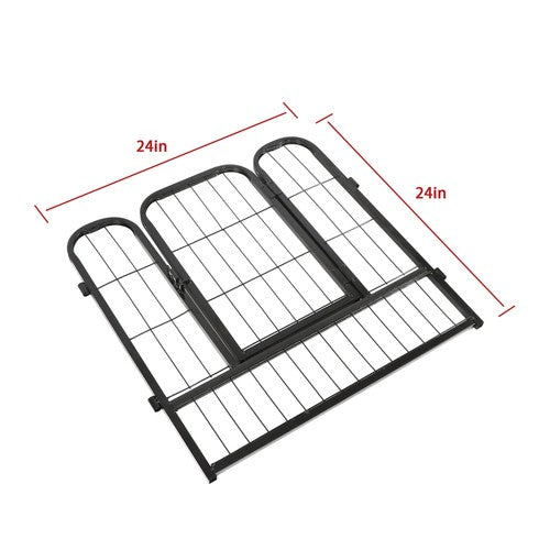 DURAFORCE 24 Panels 24x24 inch Dog Playpen Crate Fence Pet PlayPen Exercise Cage