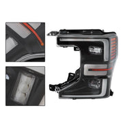 DURAFORCE Headlights Replacement For Ford F250 F350 SuperDuty 2020-2022 LH+RH LED Black