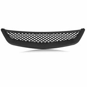DURAFORCE Front Bumper Upper Grill Mesh Hood Grille For 2001-2003 Honda Civic JDM Type R