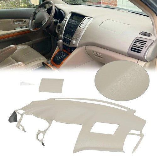 DURAFORCE Molded Dash Cover Overlay Cap for 2004 2005 2006 2007 2008 2009 Lexus RX350 RX330 Gray
