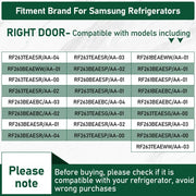 DURAFORCE For SAMSUNG RF260BEAEWW Refrigerators Door Shelf Bin Right Side DA97-12650A