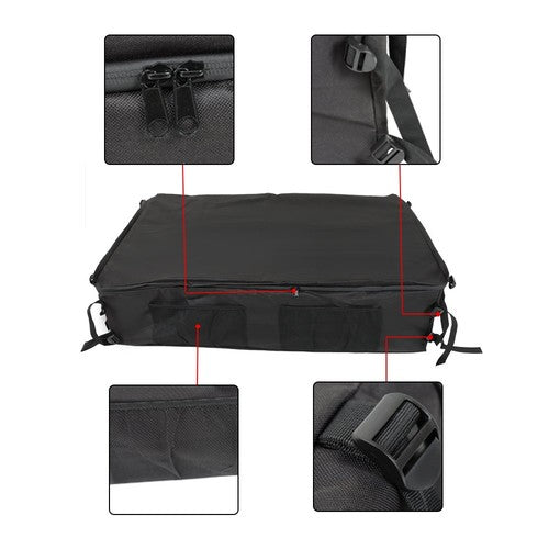 DURAFORCE Fit For Club Car EZGO Yamaha Golf Cart Back Seat 4 Passenger Golf Cart Cargo Bag