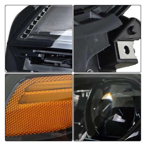 DURAFORCE Fit For Jeep Cherokee 2019-2022 Headlight Projector LH/Left Side LED Replacement