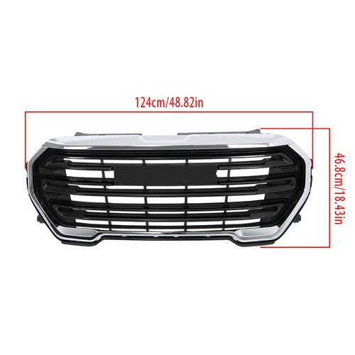 DURAFORCE New Chrome Front Upper Bumper Grill Grille For GMC Terrain SLE/SLT 2022-2023
