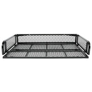DURAFORCE Rear Drop Mesh Basket Rack Steel Cargo Luggage Carrier For Universal 500LBS