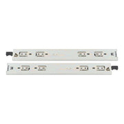 DURAFORCE 1 Pair 18 Inch 150 Lb Capacity Heavy Duty Locking Drawer Slides
