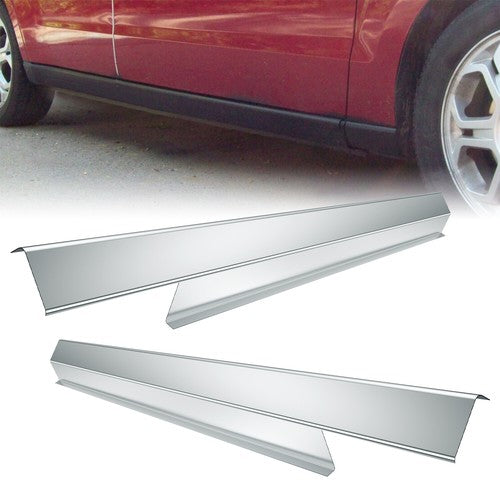 Slip On Rocker Panel 4 Door Set Left Right Side for Ford Focus 2008-2011