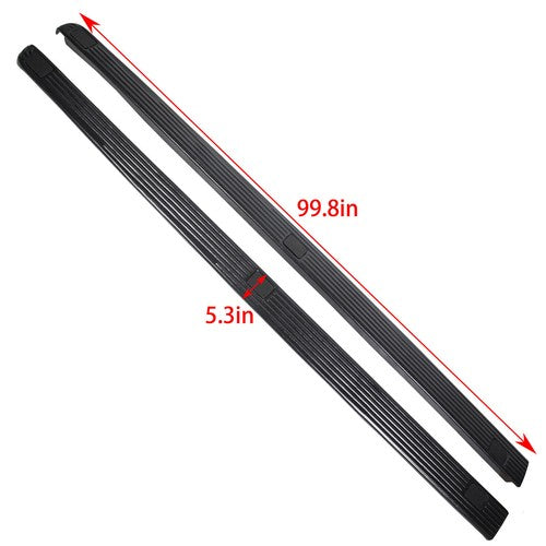 Bed Side Rail Top Molding Covers For Ford F250 F350 Super Duty 02 16 8 Ft LH RH