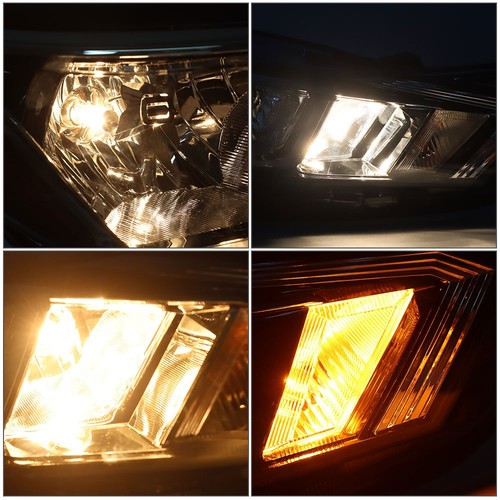 DURAFORCE Fit For Nissan Versa S SV 20-21 Headlight Right Lamps Chrome Housing Clear Lens