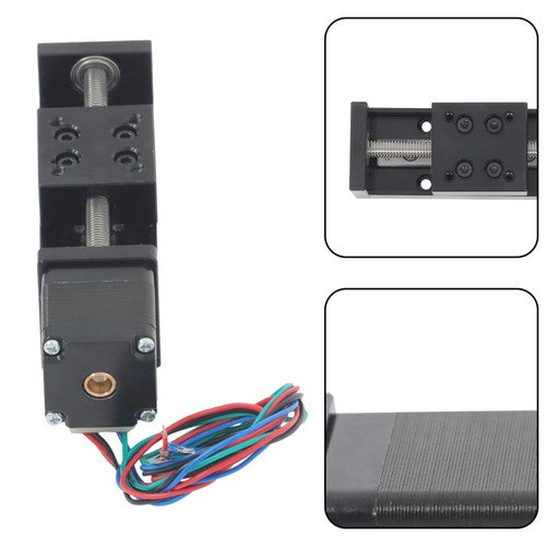 DURAFORCE 50mm T-type ball screw slide module, T6x1 linear actuator NEMA 11-step motor
