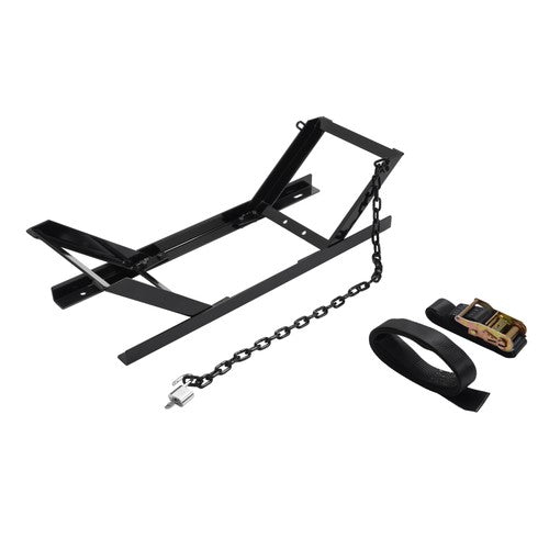 DURAFORCE Adjustable Semi Truck Tire Rack Spare Tire Mount Holder Tire Carrier W/Hardware