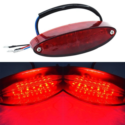 DURAFORCE 28 LED Motorcycle ATV 12V Red Dirt Bike Brake Stop Running Tail Light Universal