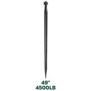 DURAFORCE 49" Steel Hay Bale Spear 4500 lbs Capacity Spike Fork Tine For Tractors Loaders
