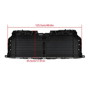 DURAFORCE Radiator Upper+Lower Grille Shutter W/O Motor For Ford 21-22 F-150 ML3Z-8475-A