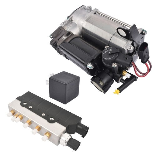 DURAFORCE Air Suspension Compressor Pump + Valve Control Unit For Mercedes S-Class W220