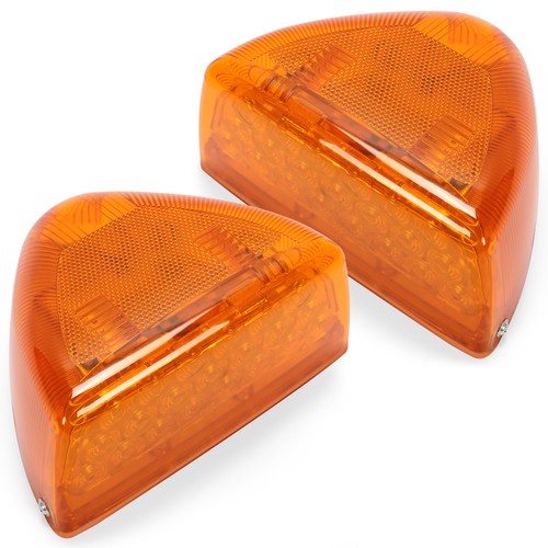 Pair 31 Led For Peterbilt 379 359 Turn Signal Light Amber Led Amber Lens Rh Lh