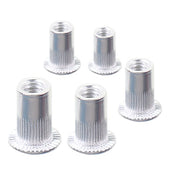 DURAFORCE Metric M3-M8 + SAE 6-32-1/4-20 Aluminum Rivet Nut Rivnut Nutsert Kit 300Pcs