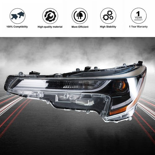 DURAFORCE LED Projector Headlight Headlamp Left Side For Toyota corolla L | LE 2020-2021