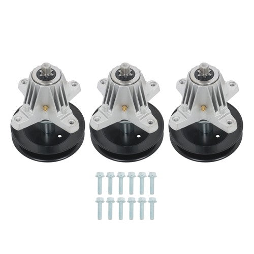 DURAFORCE 3 Pack Spindle Assembly For MTD Cub Cadet Troy Bilt 918-06978 618-06978 RZT-L54